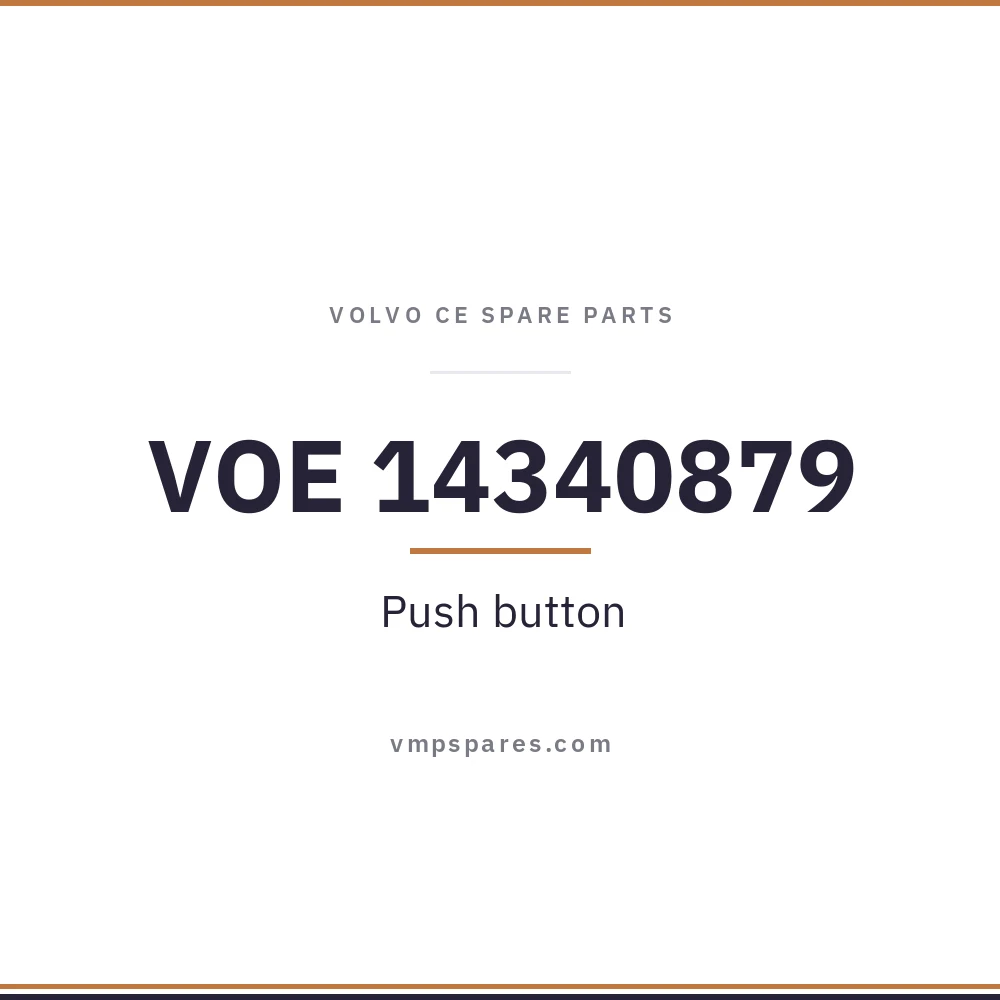 VOE 14340879 – Push button