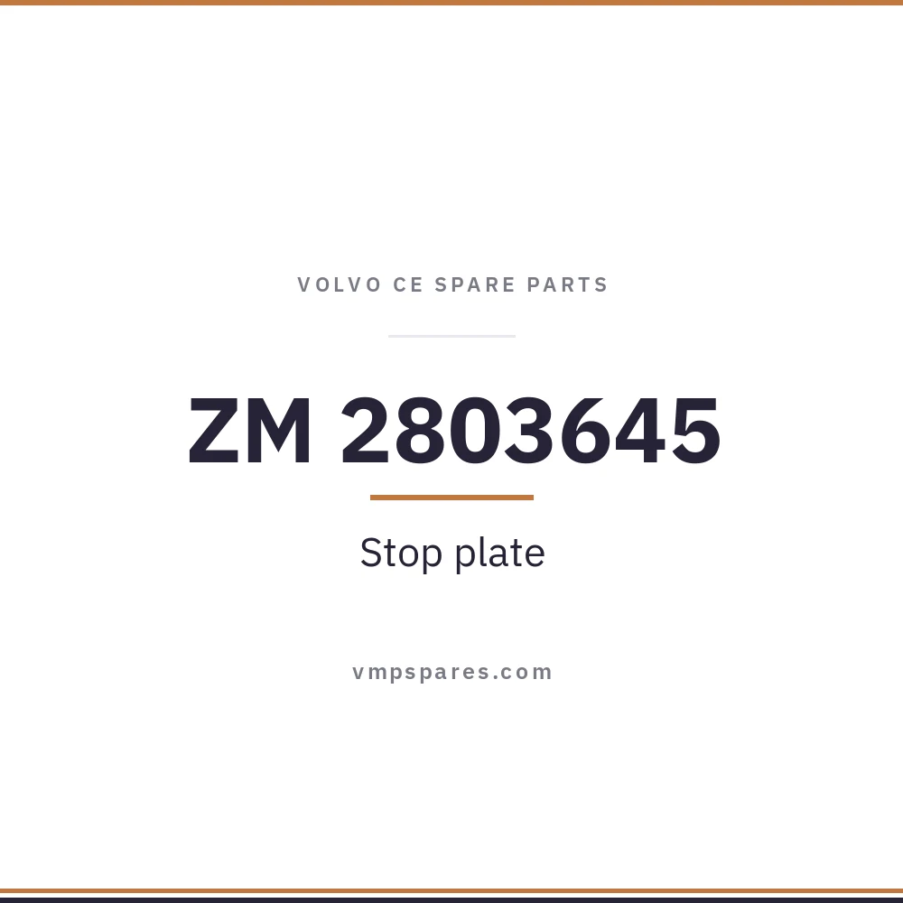 ZM 2803645 – Stop plate