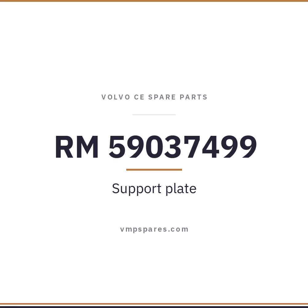 RM 59037499 – Support plate