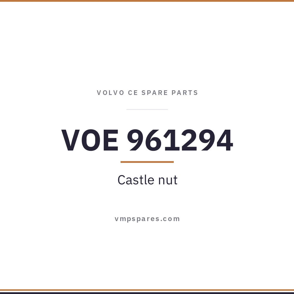 VOE 961294 – Castle nut