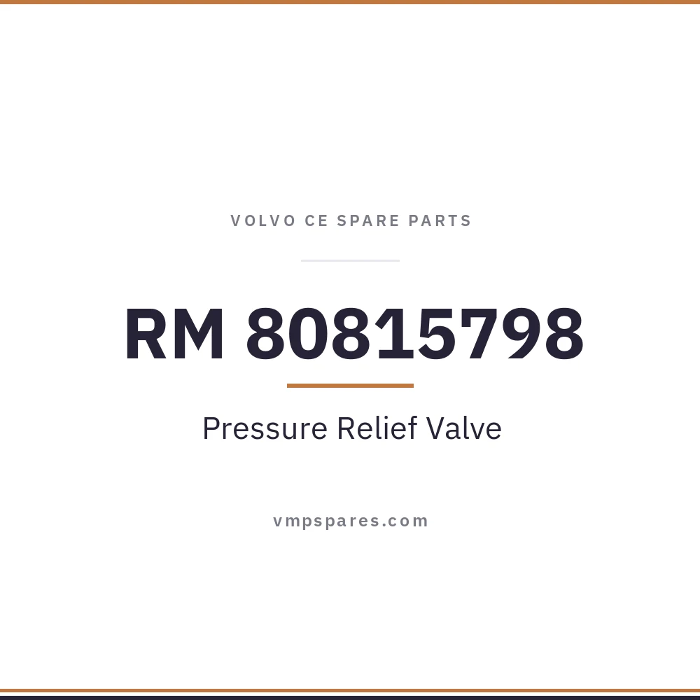 RM 80815798 – Pressure Relief Valve