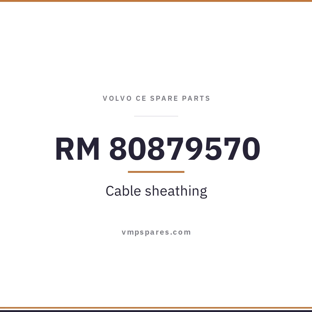 RM 80879570 – Cable sheathing
