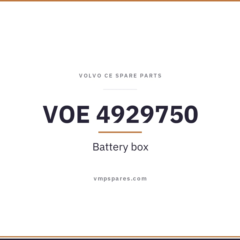 VOE 4929750 – Battery box