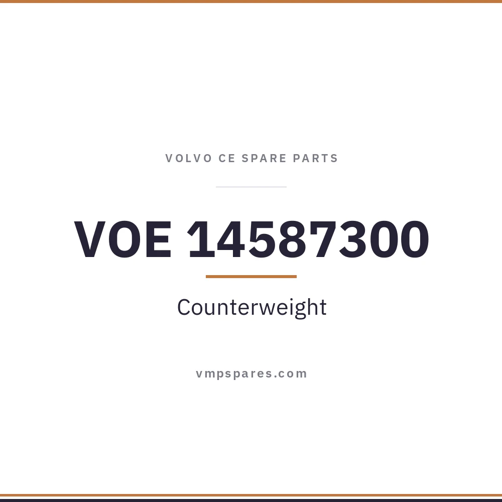 VOE 14587300 – Counterweight