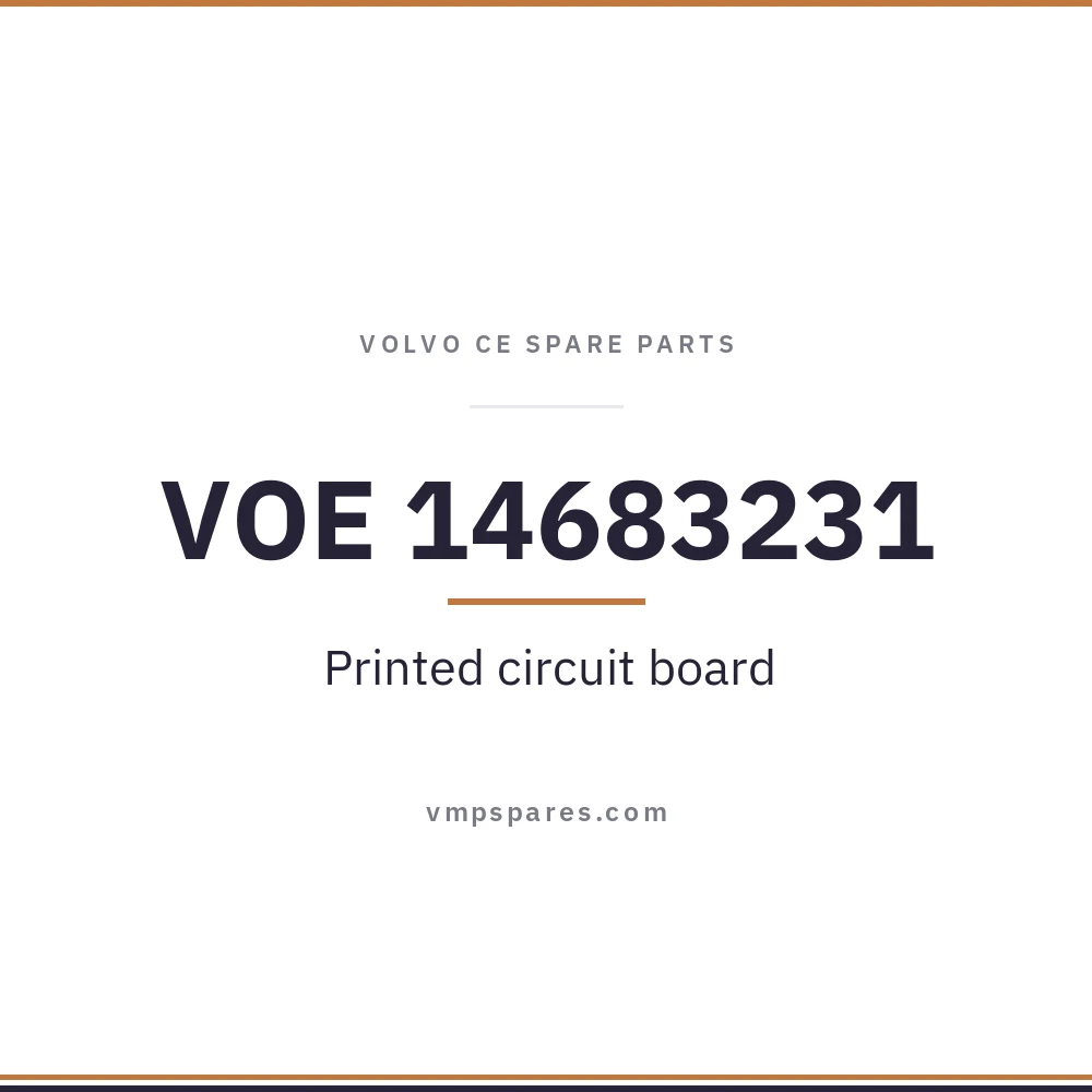 VOE 14683231 – Printed circuit board