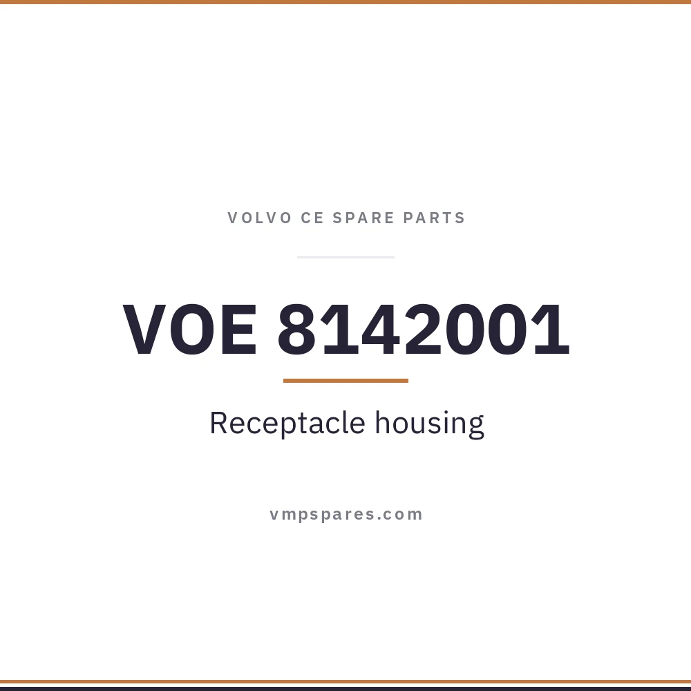 VOE 8142001 – Receptacle housing