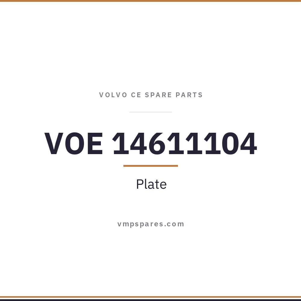 VOE 14611104 – Plate
