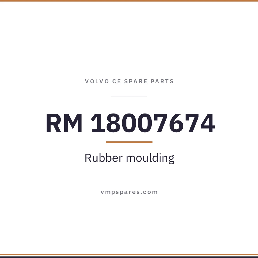 RM 18007674 – Rubber moulding