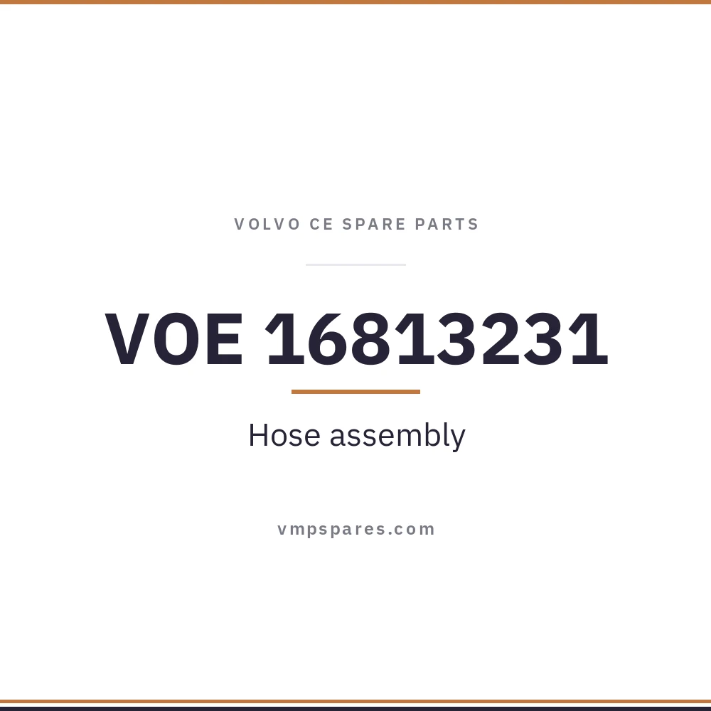VOE 16813231 – Hose assembly