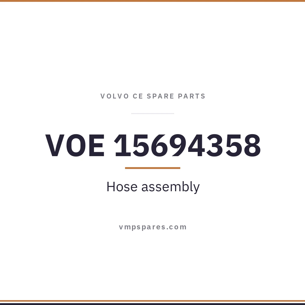 VOE 15694358 – Hose assembly