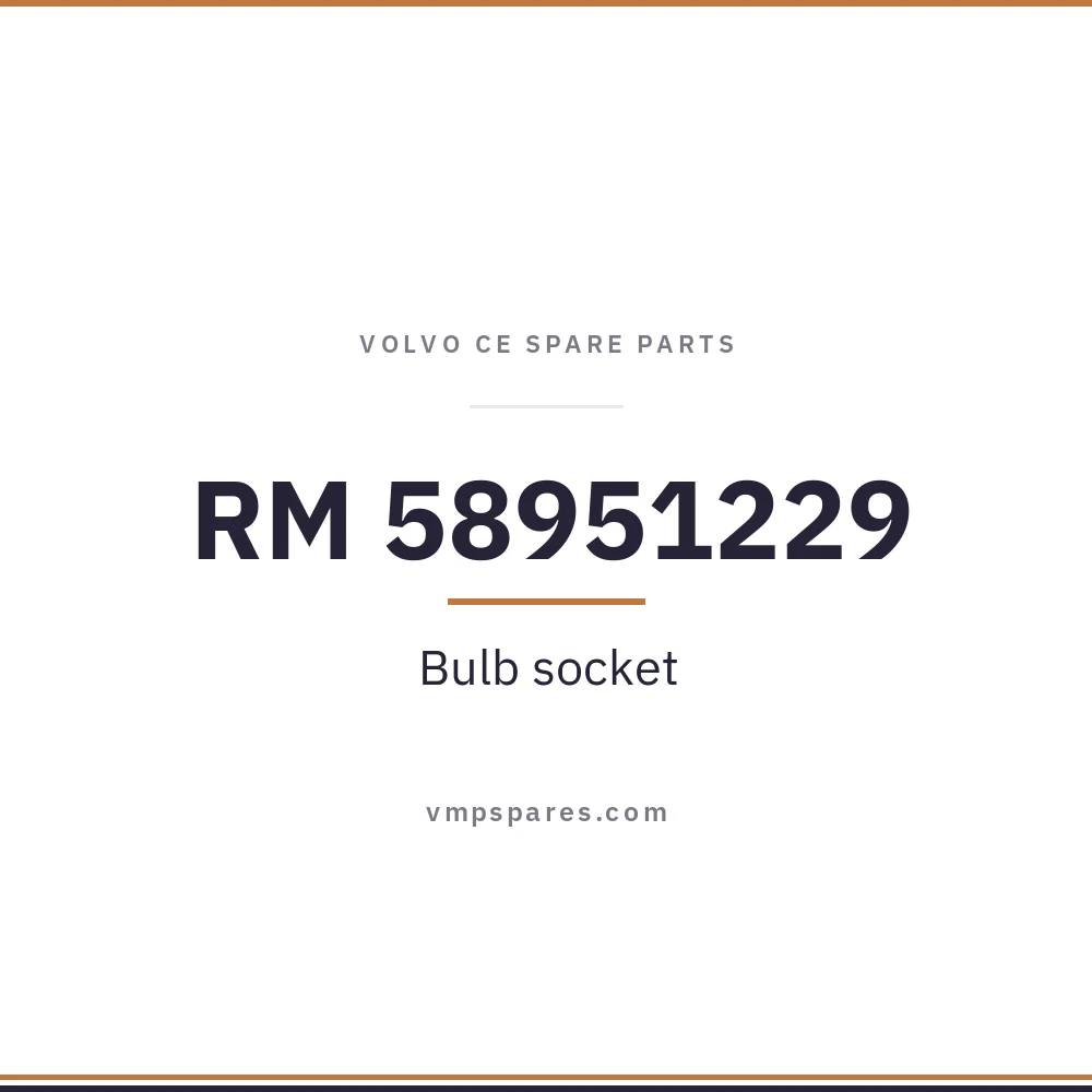 RM 58951229 – Bulb socket
