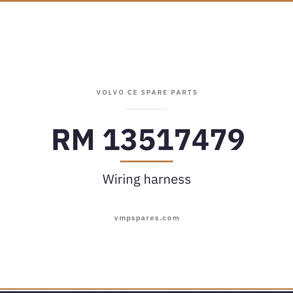 RM 13517479 – Wiring harness
