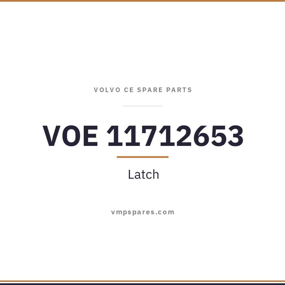 VOE 11712653 – Latch