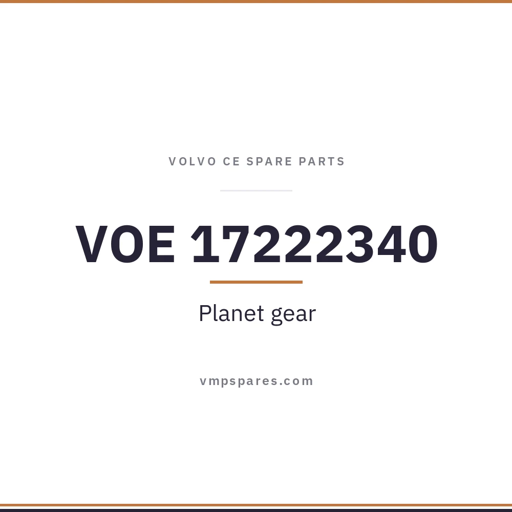 VOE 17222340 – Planet gear