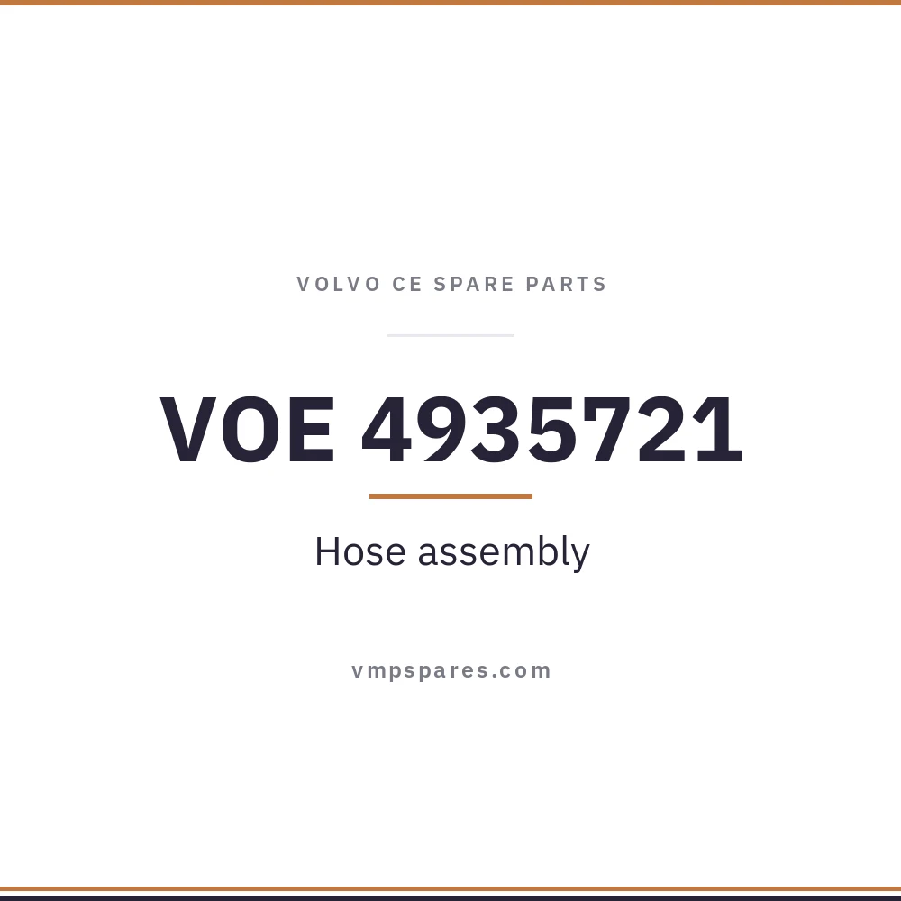 VOE 4935721 – Hose assembly