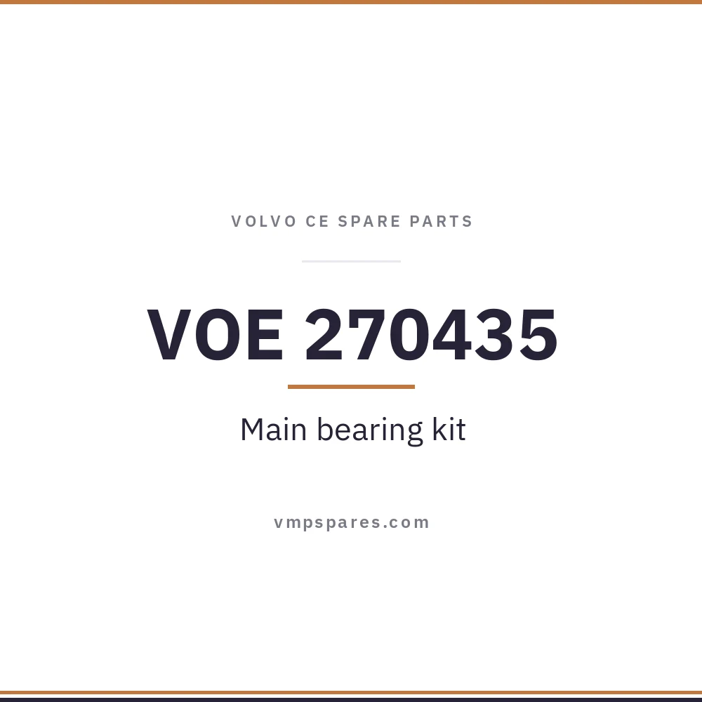 VOE 270435 – Main bearing kit