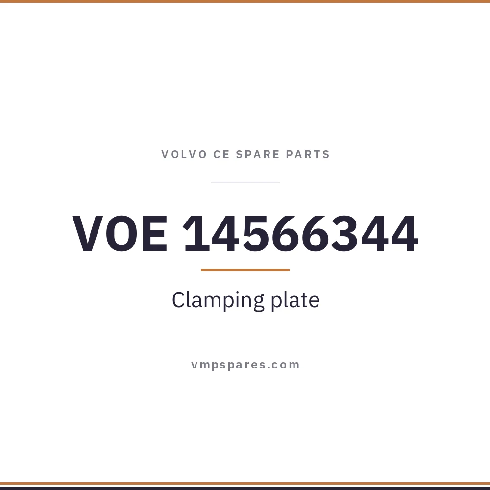 VOE 14566344 – Clamping plate