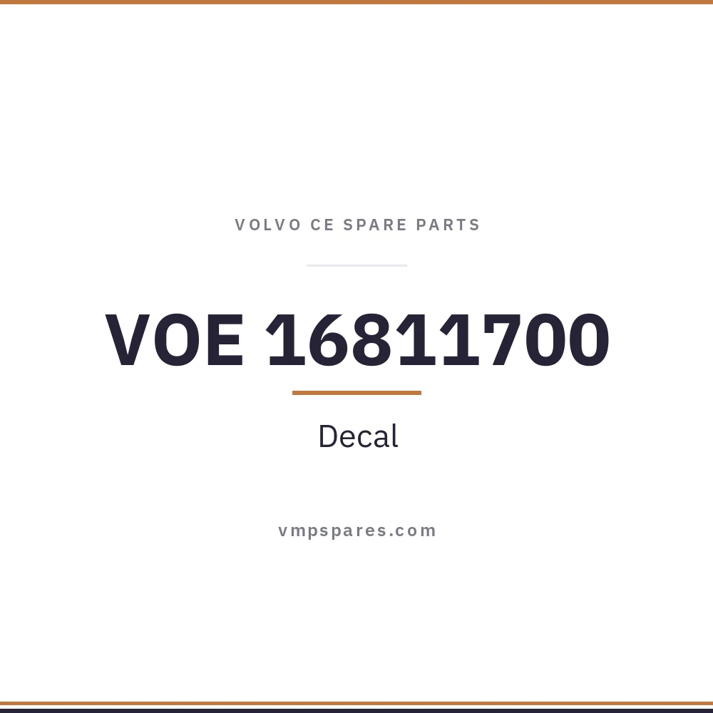 VOE 16811700 – Decal
