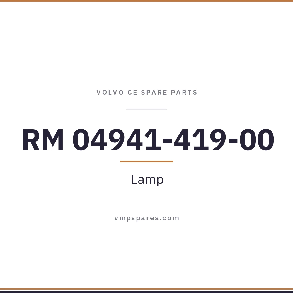 RM 04941-419-00 – Lamp