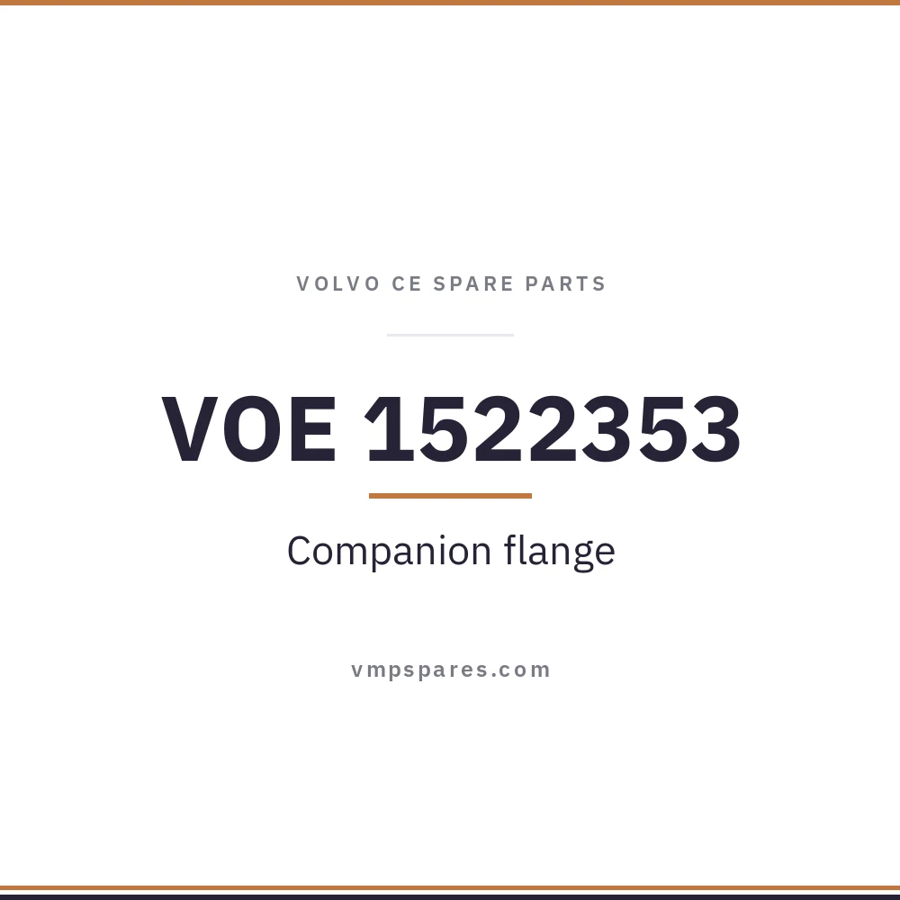 VOE 1522353 – Companion flange