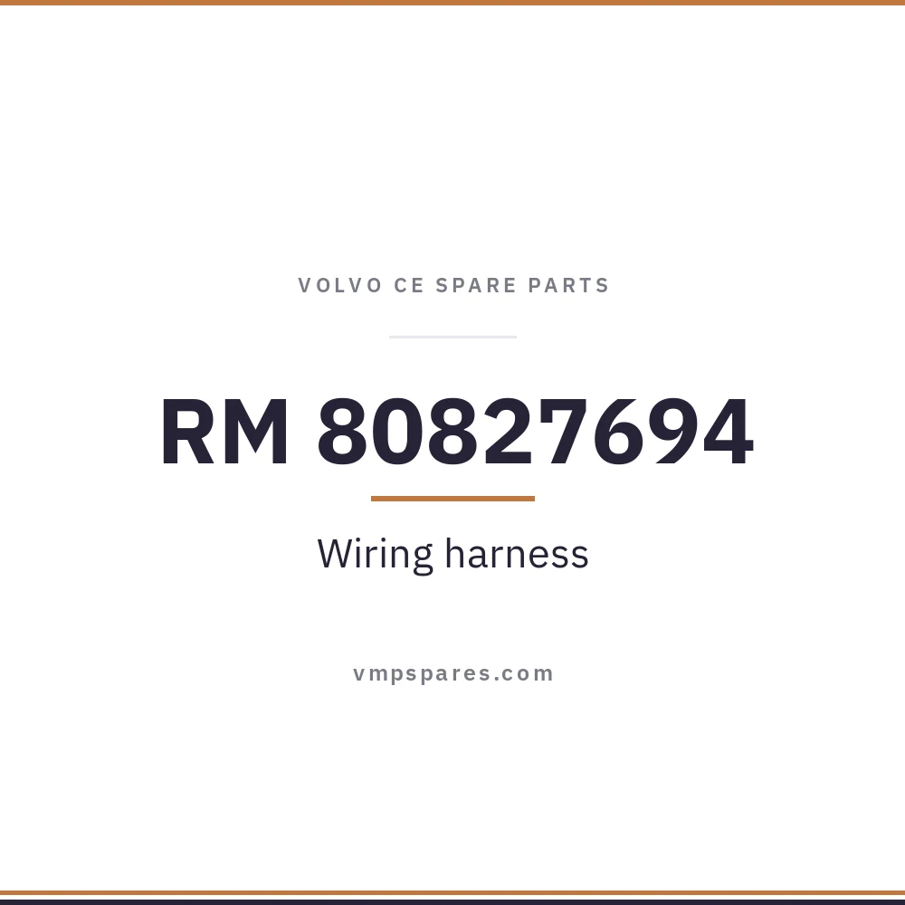 RM 80827694 – Wiring harness