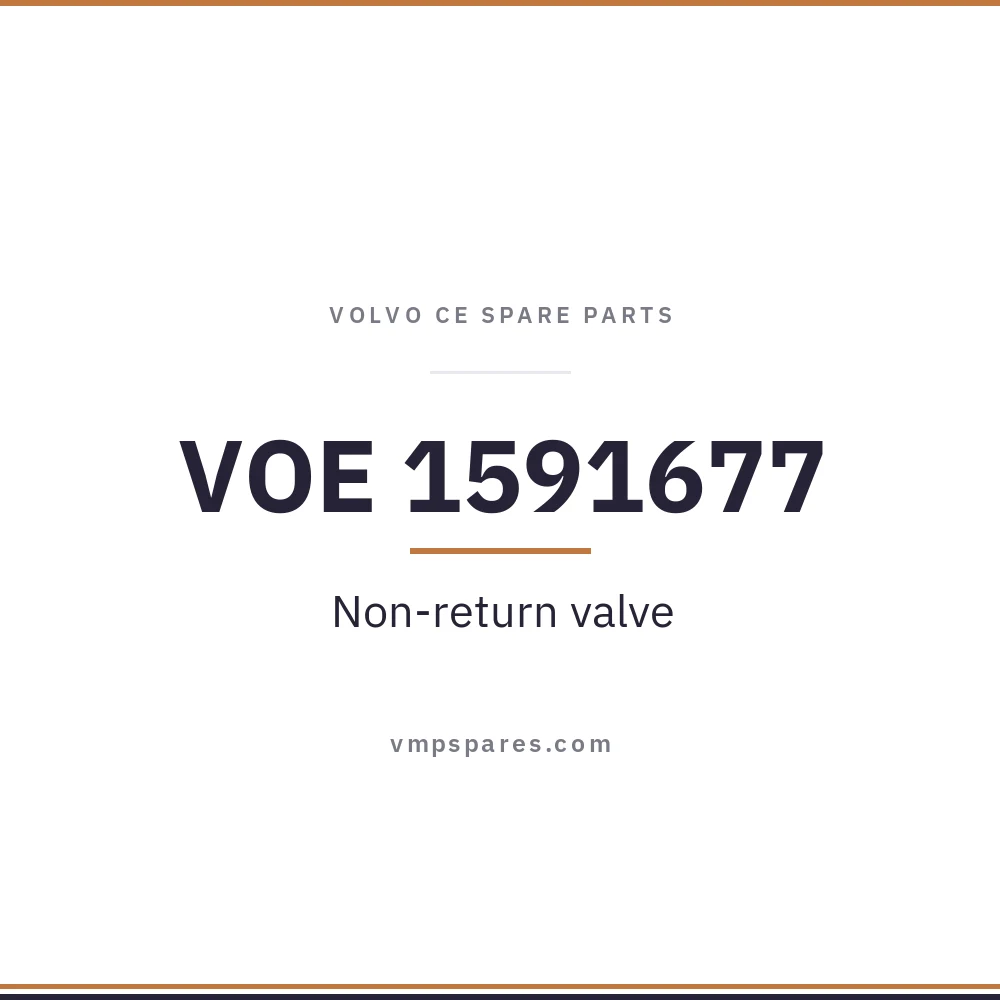 VOE 1591677 – Non-return valve