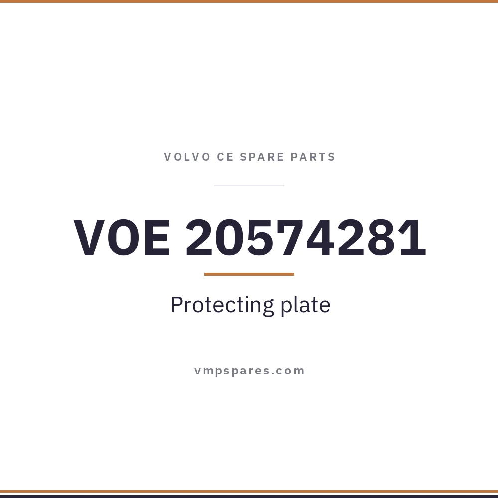 VOE 20574281 – Protecting plate