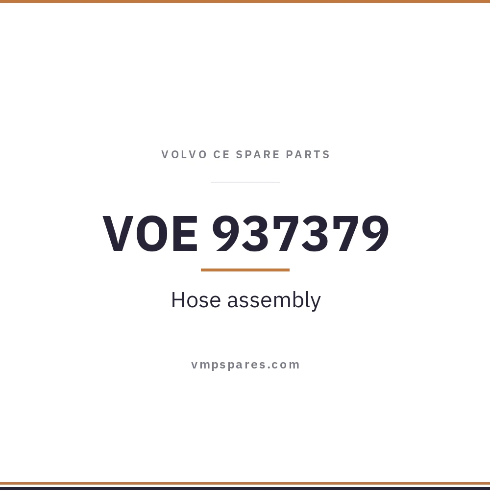 VOE 937379 – Hose assembly