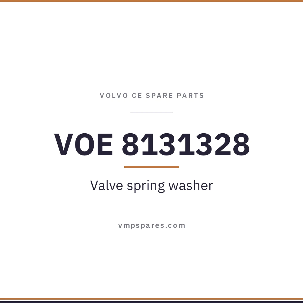VOE 8131328 – Valve spring washer