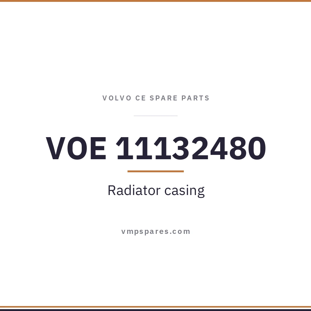 VOE 11132480 – Radiator casing