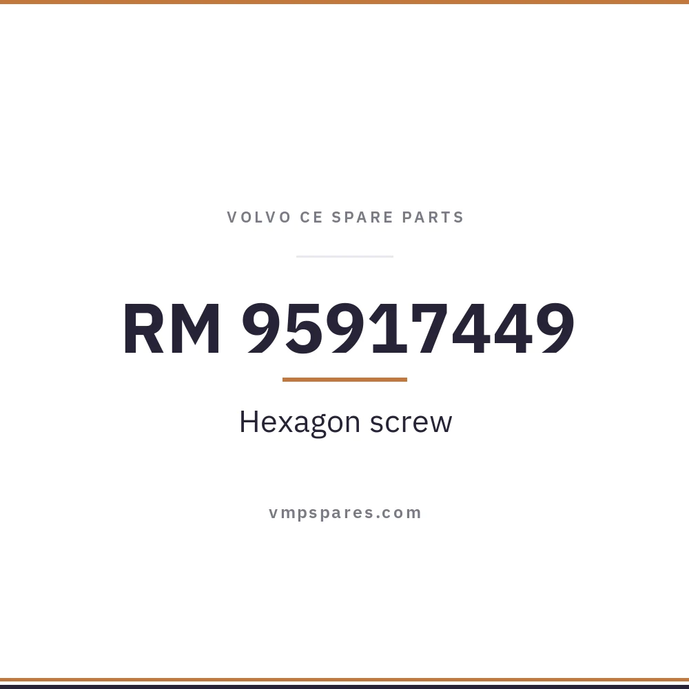 RM 95917449 – Hexagon screw