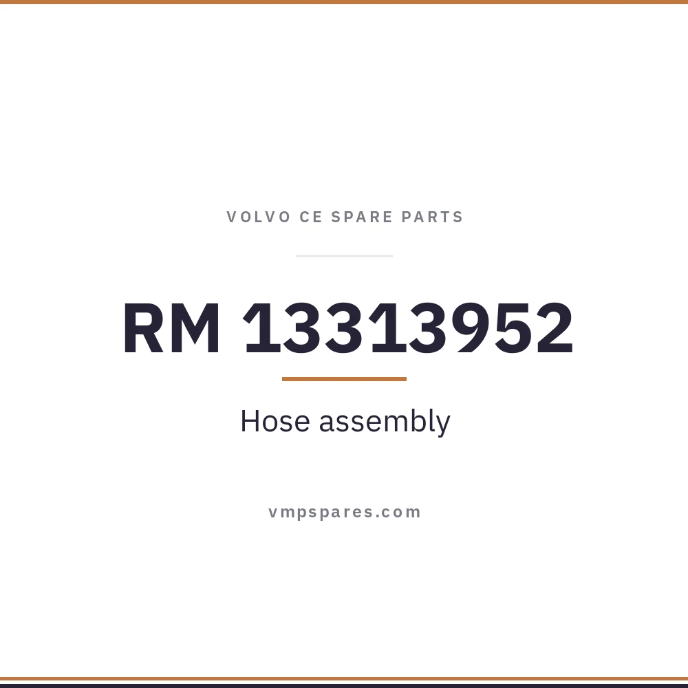 RM 13313952 – Hose assembly