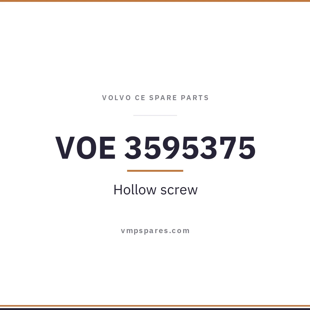 VOE 3595375 – Hollow screw