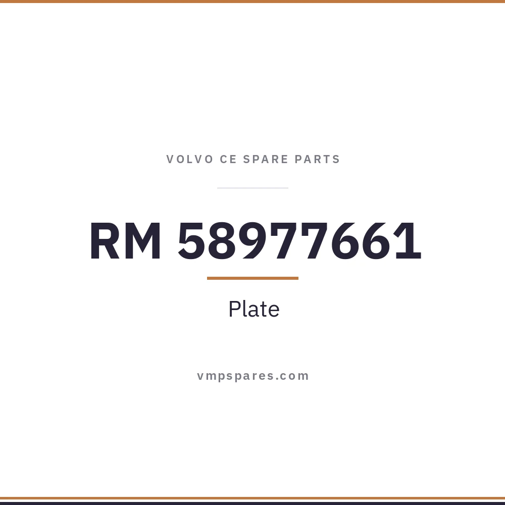 RM 58977661 – Plate