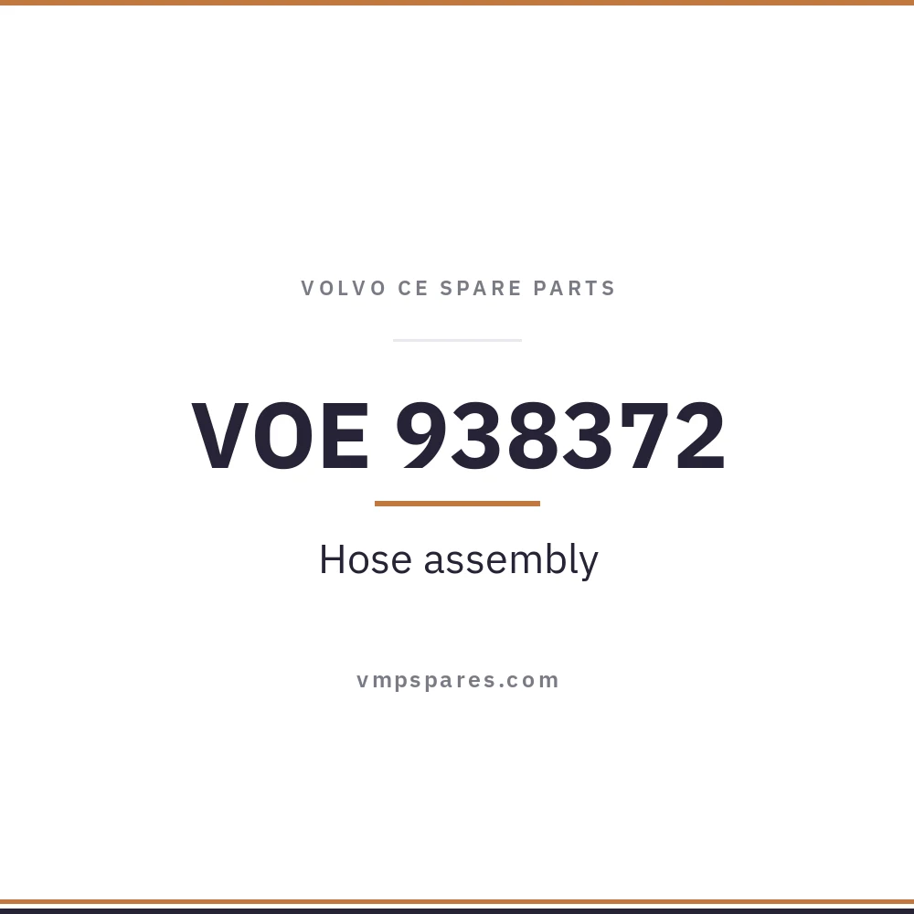 VOE 938372 – Hose assembly