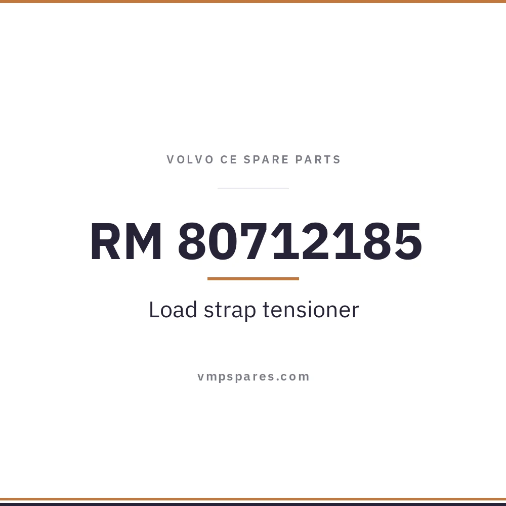RM 80712185 – Load strap tensioner