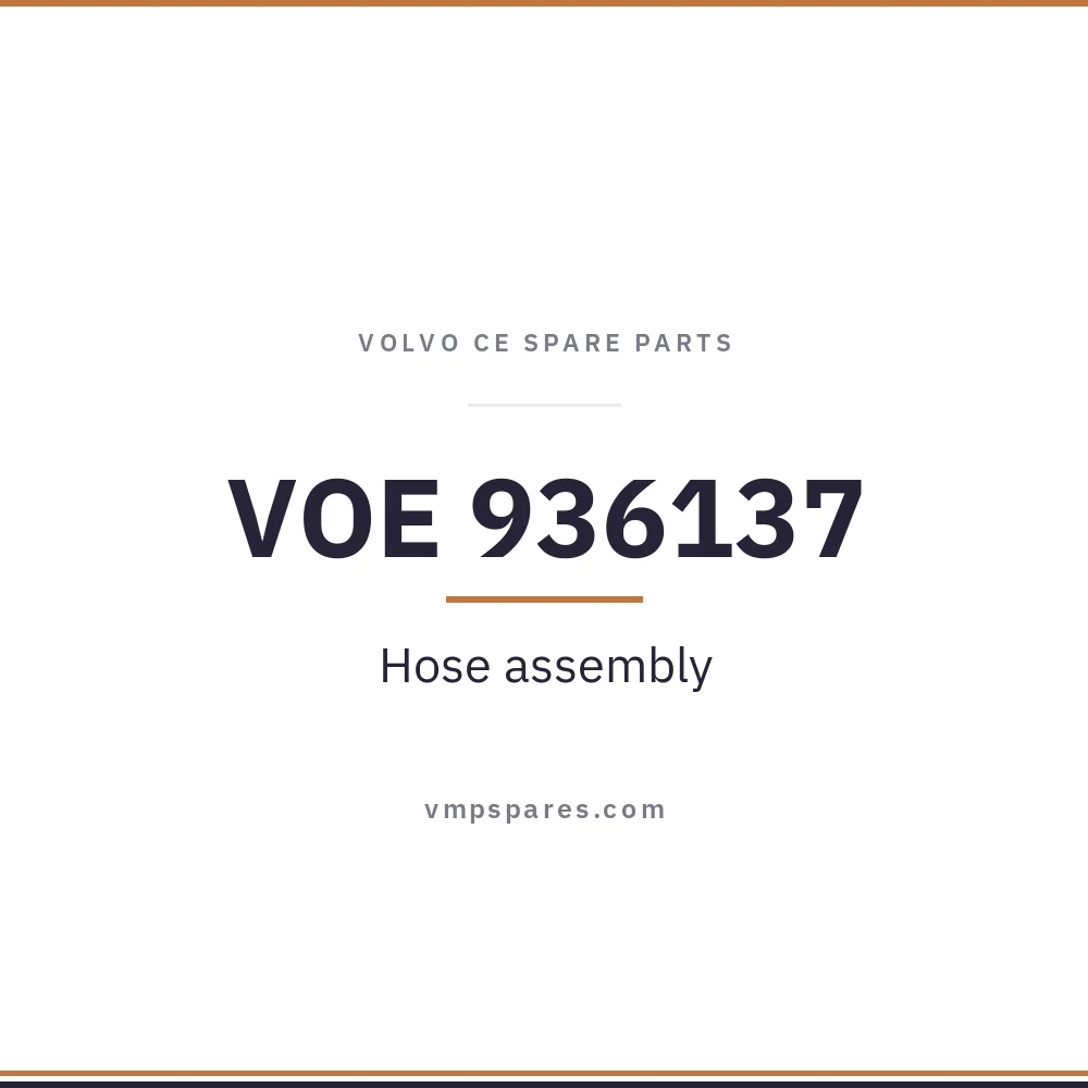VOE 936137 – Hose assembly