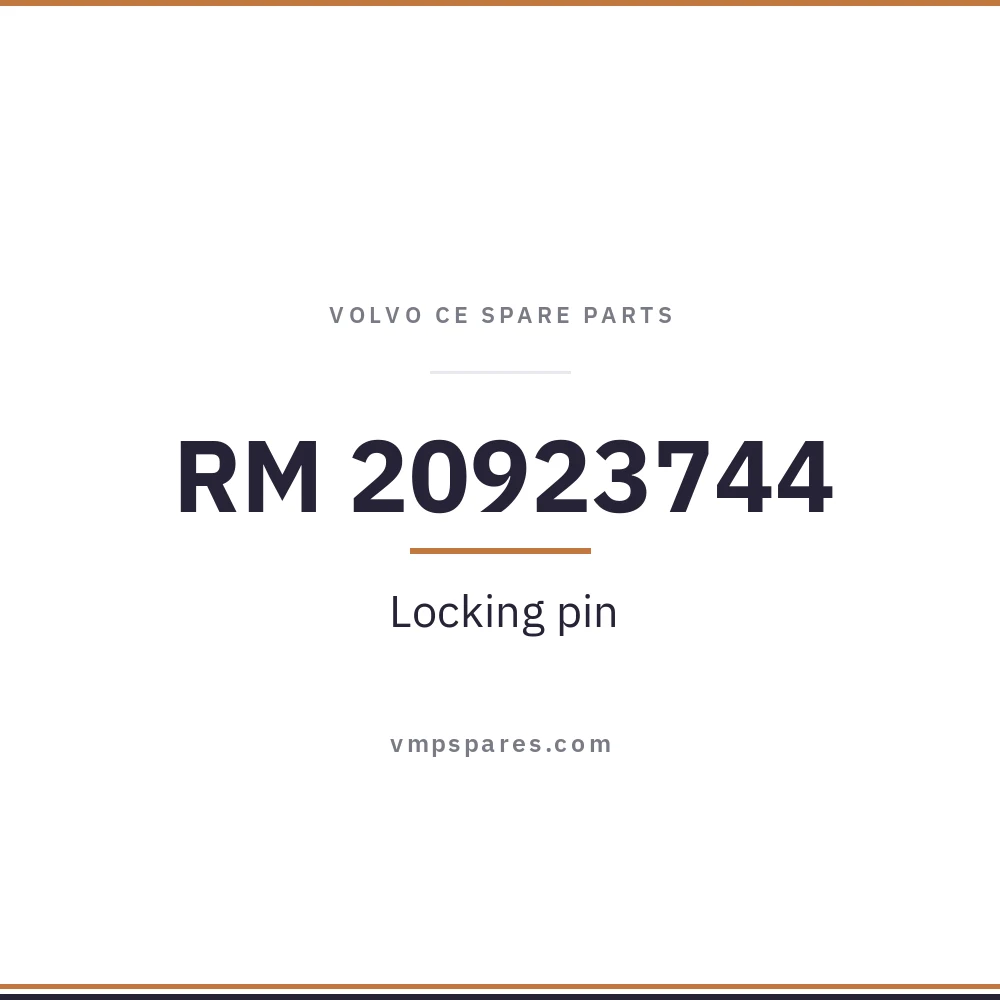 RM 20923744 – Locking pin