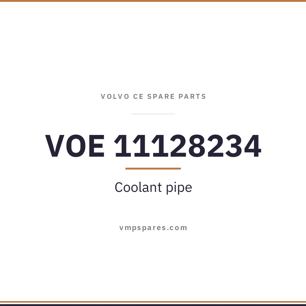 VOE 11128234 – Coolant pipe