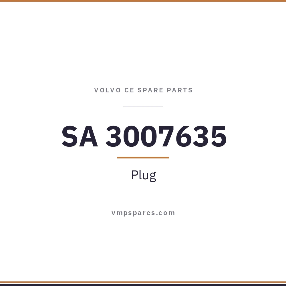 SA 3007635 – Plug