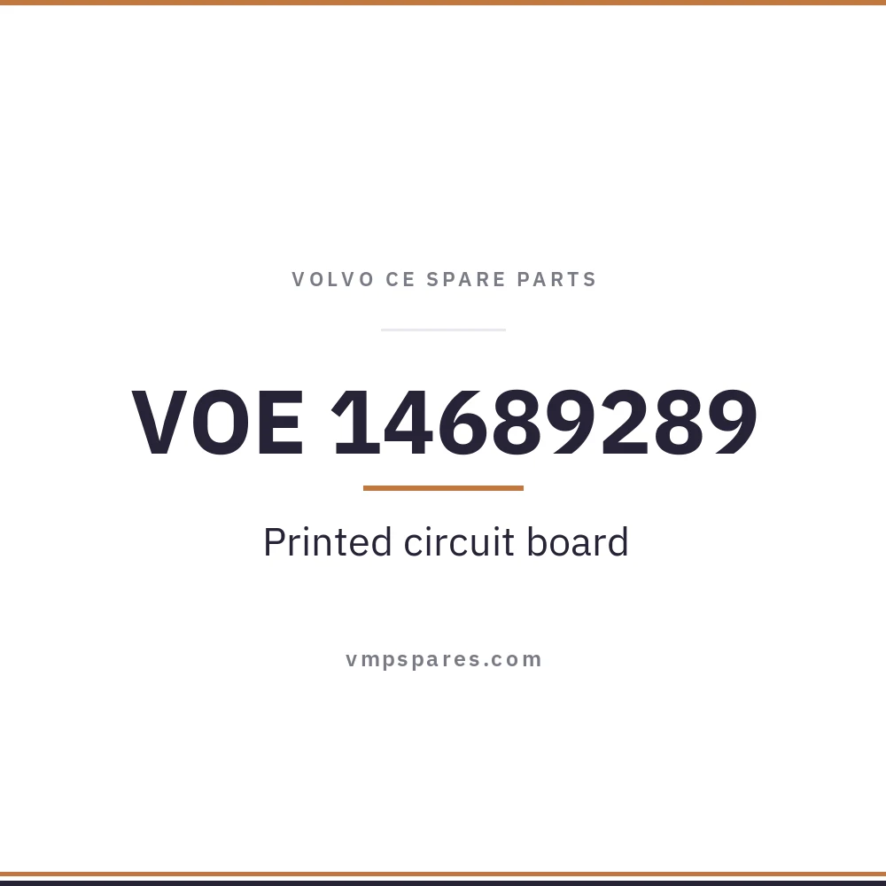 VOE 14689289 – Printed circuit board