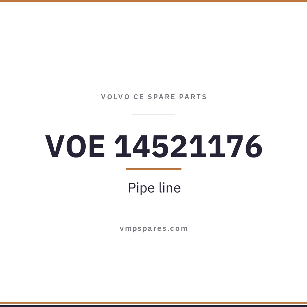 VOE 14521176 – Pipe line