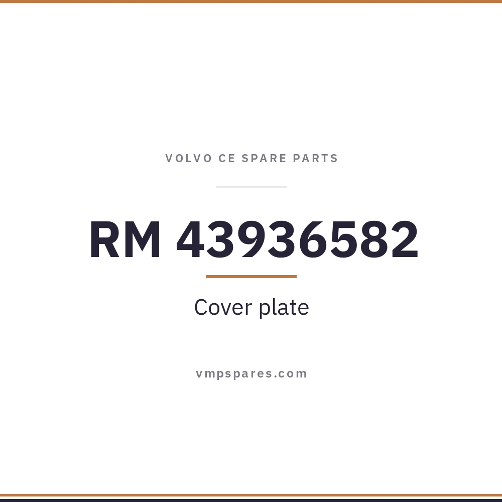 RM 43936582 – Cover plate