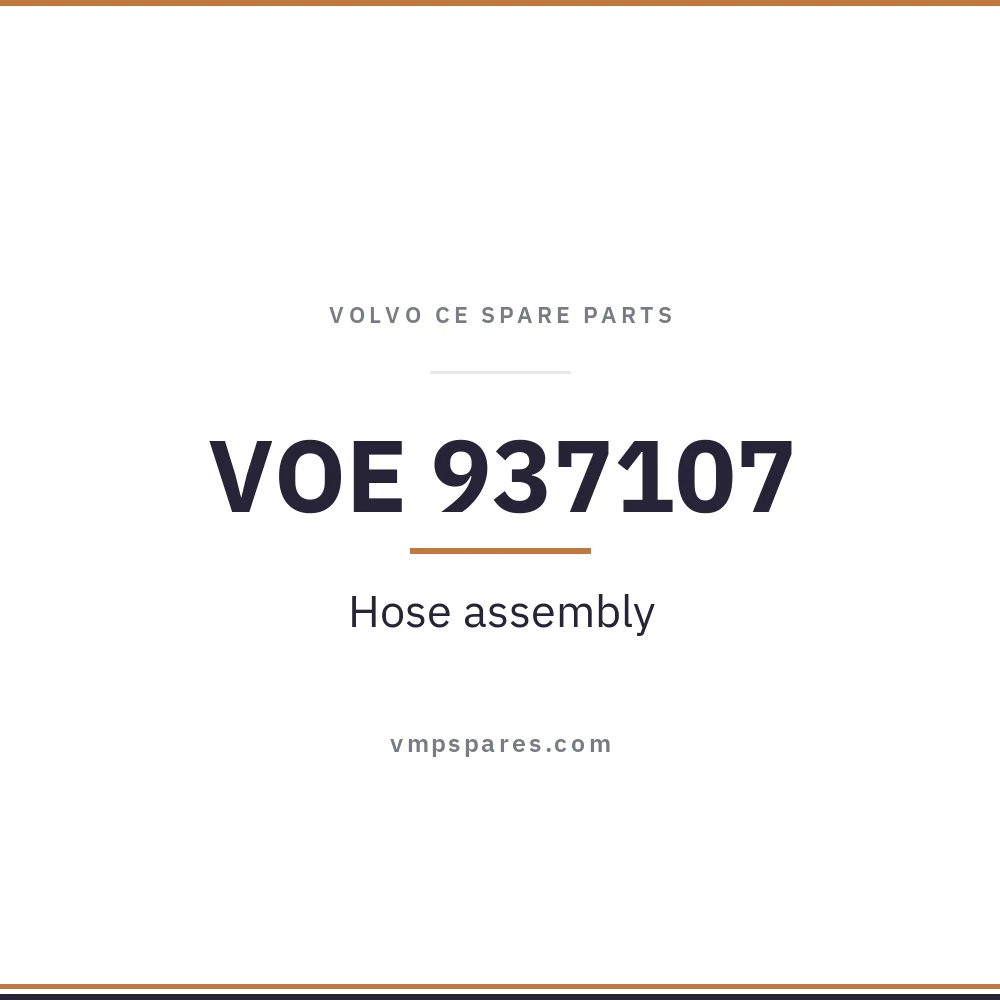 VOE 937107 – Hose assembly