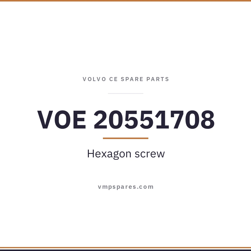 VOE 20551708 – Hexagon screw