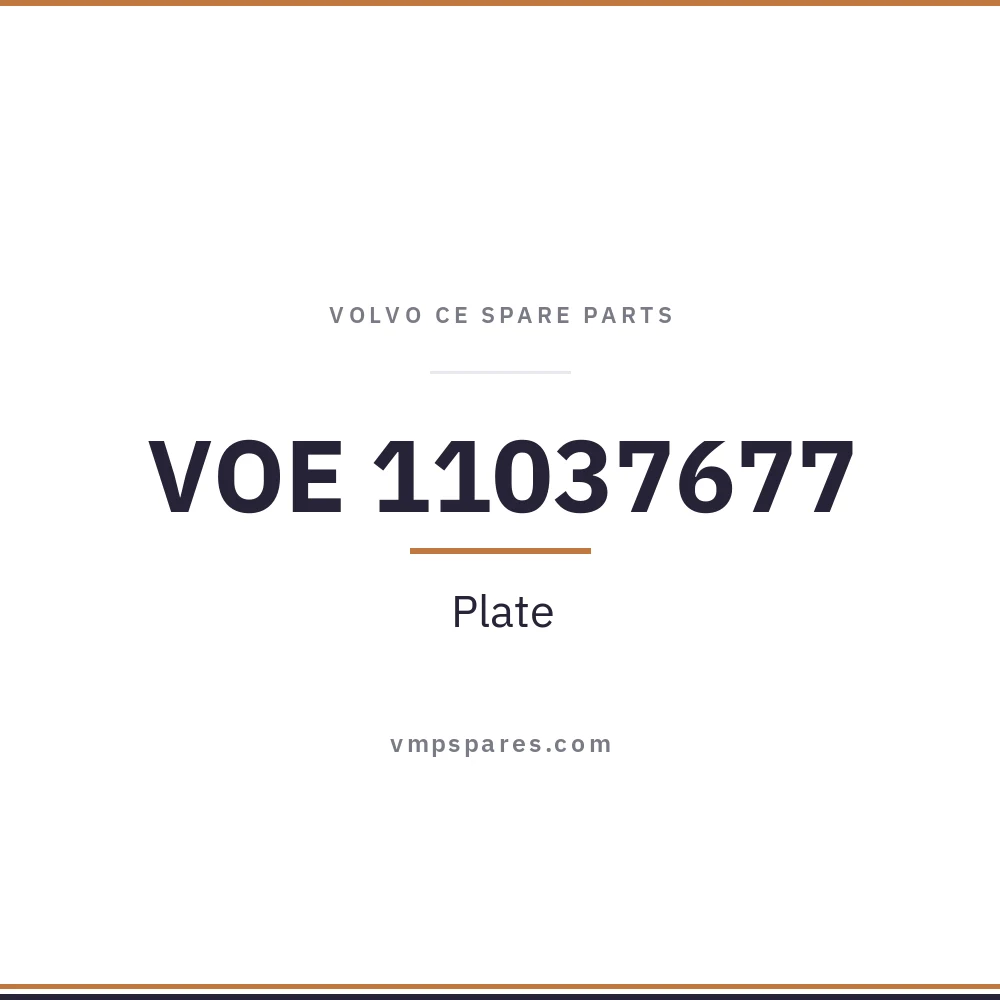 VOE 11037677 – Plate