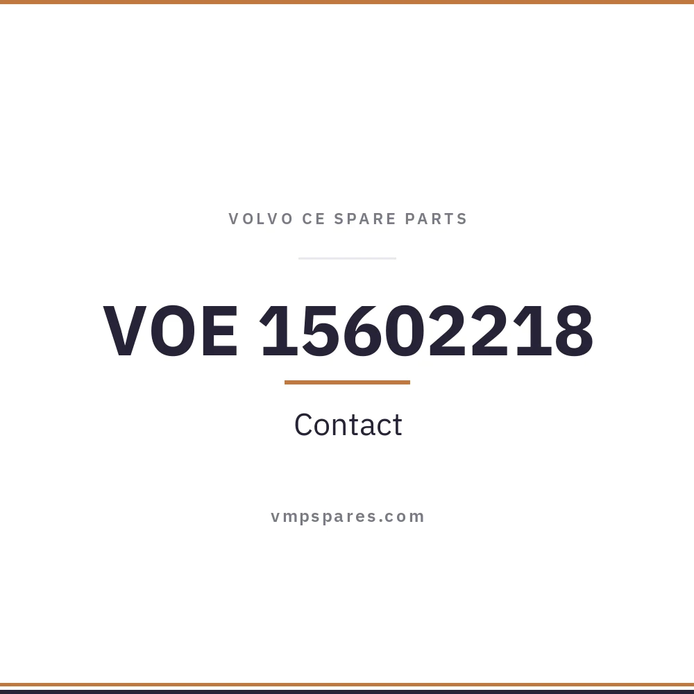 VOE 15602218 – Contact