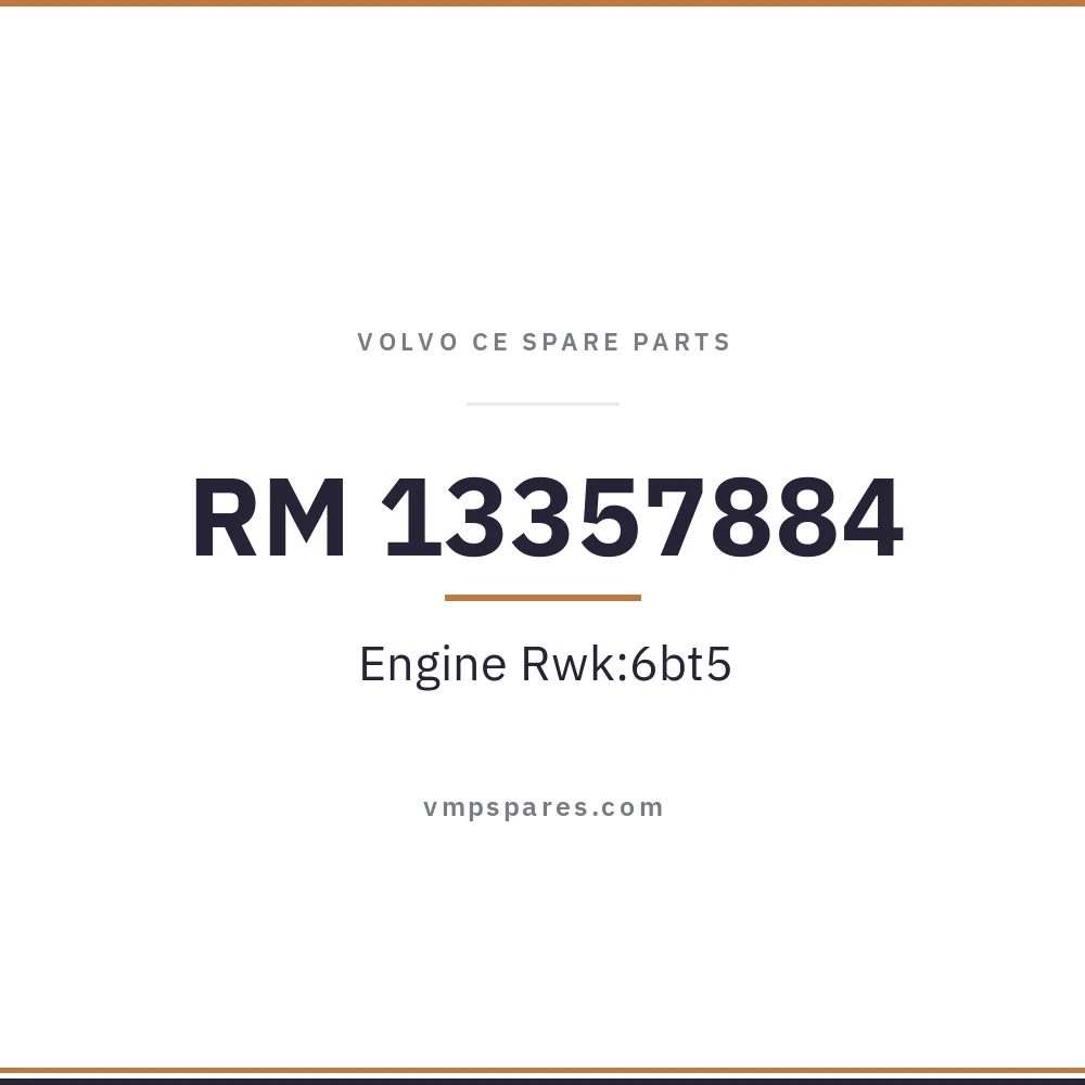 RM 13357884 – Engine Rwk:6bt5