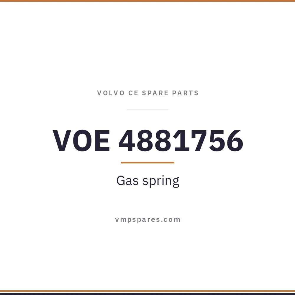 VOE 4881756 – Gas spring