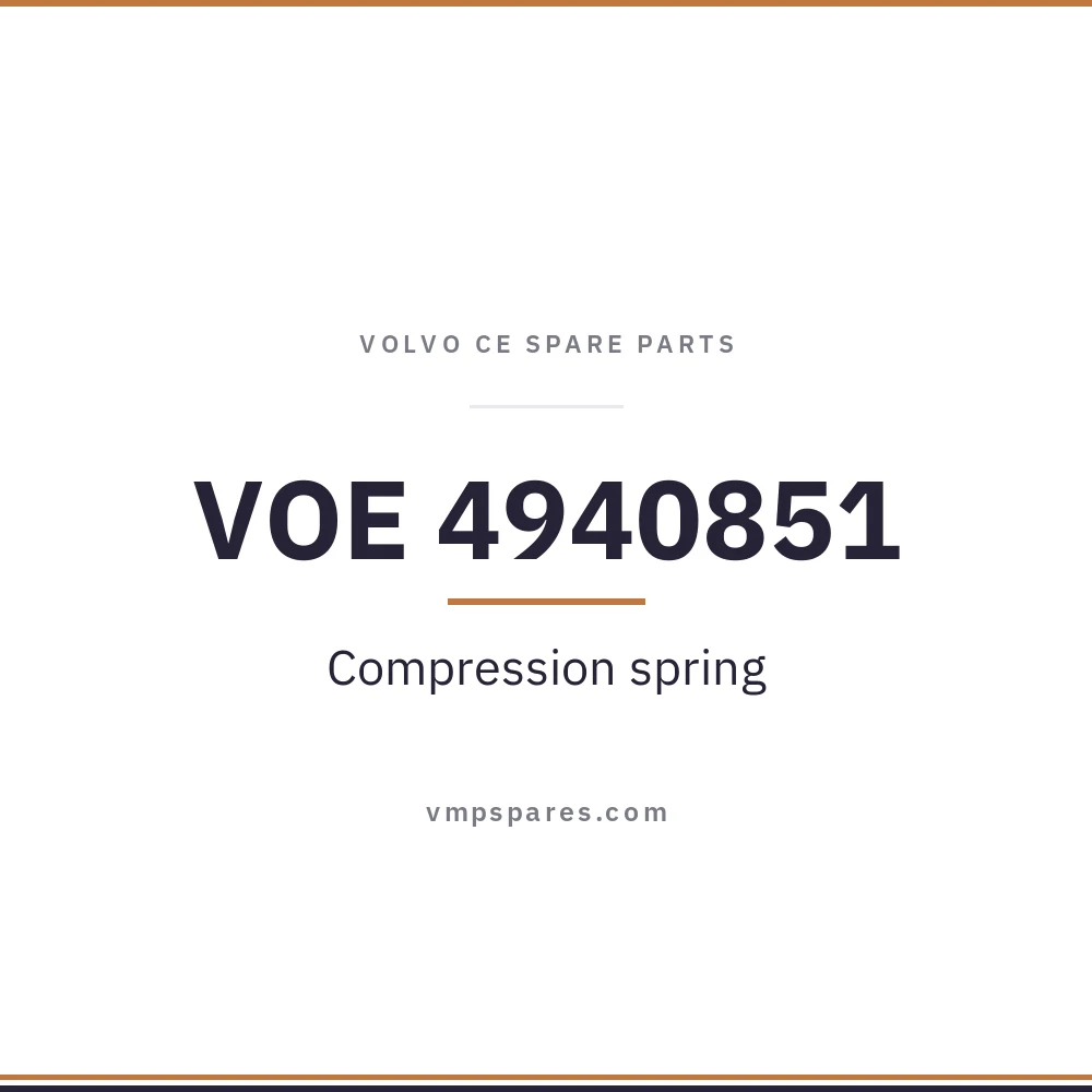 VOE 4940851 – Compression spring